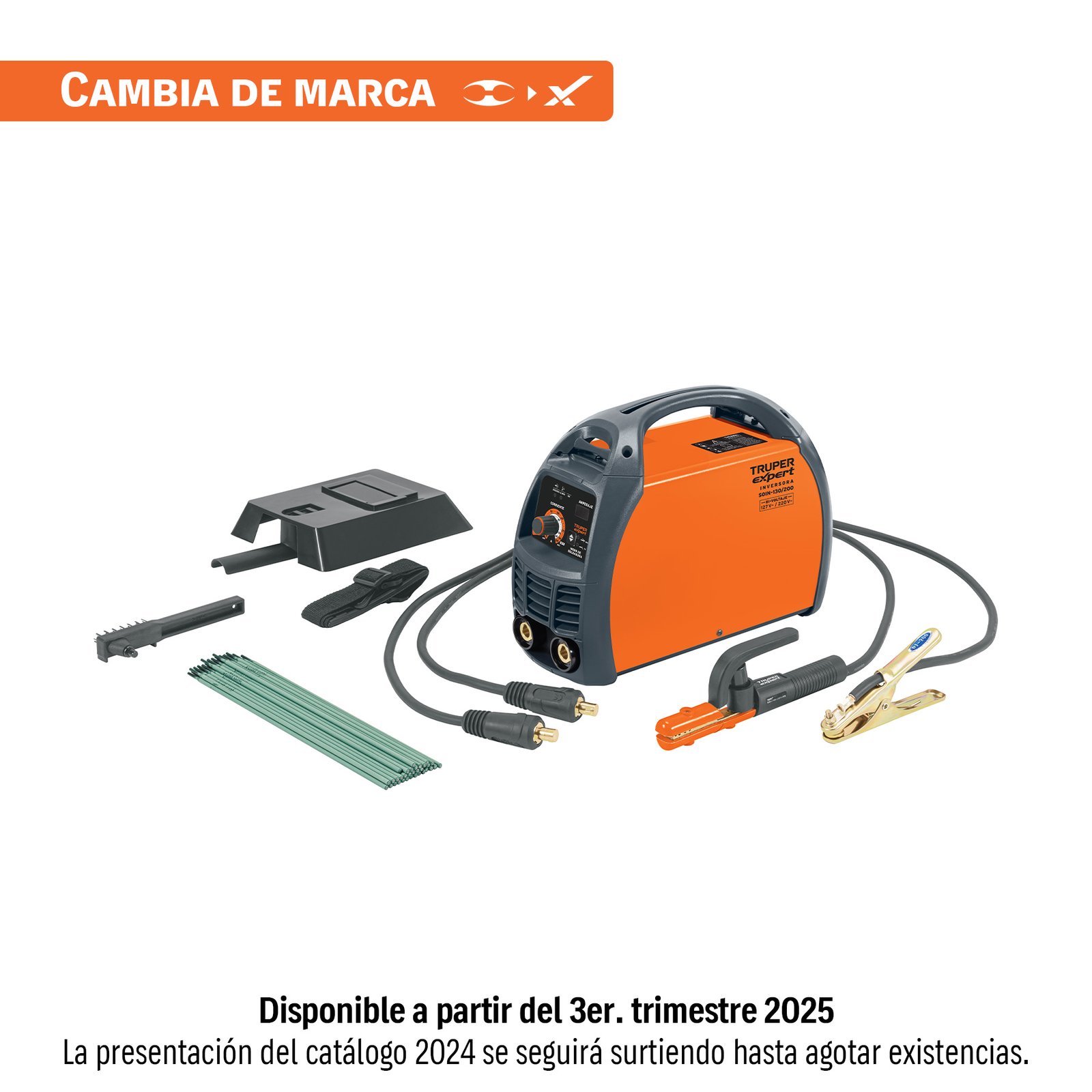Soldadora inversora Truper portátil de 200 amperes